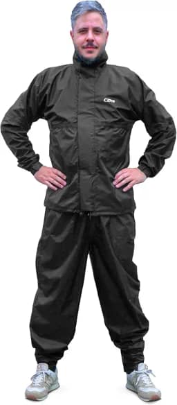 Capa De Chuva Impermeável Moto CDR Nylon 70 Motoqueiro Frio