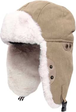 Chapéus De Bombardeiro Masculino Chapéu De Caça Russo Inverno Chapéu De Flapa De Ouvido Ao Ar