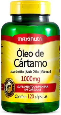 Óleo de Cártamo 1000mg - 120 Cáps., Maxinutri