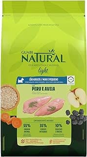 GUABI NATURAL CAO ADULTO LIGHT MINI PEQUENO PERU E AVEIA 2,5kg