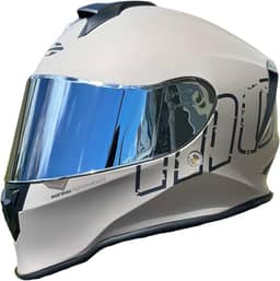 Capacete de Moto Mormaii M1 Titanium Cinza Fosco Original Masculino Feminino Esportivo Com Narigueira Fechado