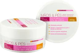 WEVER CARE Creme Hidratante para Mãos e Pés com 10% de Ureia e Óleo de Amêndoas, Rápida Absorção, 200g