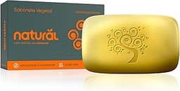 NATURAL Sabonete com Extrato de Cúrcuma - Nutritivo e Hidratante - Revitalização Purificante - Todos os Tipos de Pele - Vegano - 80g