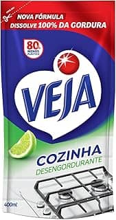 Veja Cozinha - Desengordurante Limão, Refil Econômico 400ml