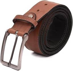 Cinto Masculino Couro Legítimo Social Extra Macio Premium Largo Ajustável