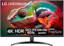 Monitor LG 32" 4K UHD HDR10 60Hz 4ms Free Sync Preto 32UR500-B.AWZM