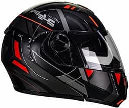 Capacete Peels U-RB2 Dynamic Preto Vermelho Fosco
