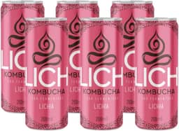 Lich Kombucha, Lich Kombucha Lichia - Pack Com 6 Unidades 269ml
