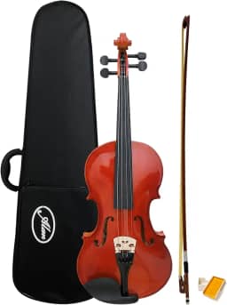 Viola Clássica de Arco AL 1310 4/4 Alan Com Case Arco Breu Cavalete