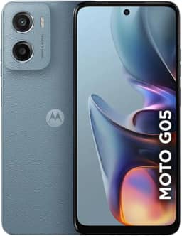 Smartphone Motorola Moto g05-128GB 12GB (4GB RAM + 8GB Ram Boost) e Camera 50MP com AI Bateria de 5200 mAh Tela 6.7" com Superbrilho - Cinza