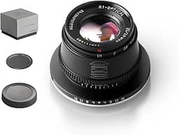 TTArtisan Lente de foco manual de 35 mm F1.4 APS-C para Nikon Z Mount Acessório de câmera compatível como Z50 preto
