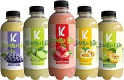 Pack 6 Kombuchas artesanais de 300ml, feitas com apenas 4 ingredientes 100% naturais! Sabores irresistíveis que vão surpreender seu paladar. Não perca!