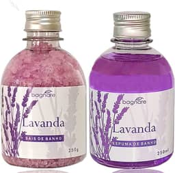 Sais De Banho e Espuma para Banheira Hidro Relaxante Lavanda