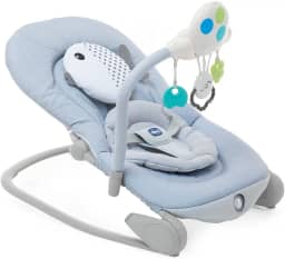 Cadeira Espreguiçadeira Chicco Balloon Regulavel Vibratória Azul - 79652390000