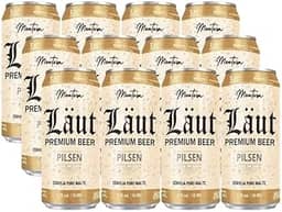 Pack 12un Cerveja Läut Montesa Pilsen Puro Malte Lata 473ml