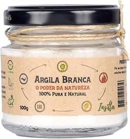 Argila Branca Amazônica 100% Pura e Natural 100g