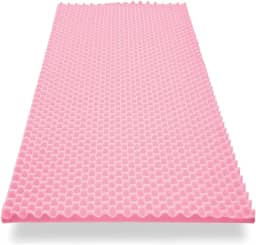 Colchão Casca De Ovo Anti-escaras SOLTEIRO D23 Ortopédico Rosa