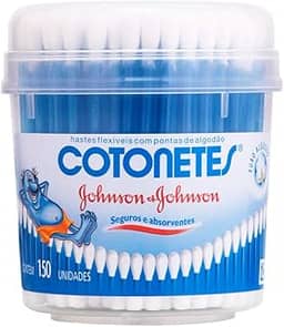Cotonetes Hastes Flexíveis Pote,150un