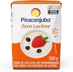Piracanjuba Creme De Leite Zero Lactose 200G