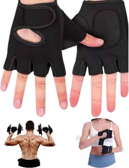Luva Academia Esporte Treino Musculação Exercícios Neoprene Ajustável Unissex