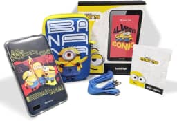 Positivo Twist Tab Minions+ 2GB RAM + 64GB Armazenamento, Tela de 7”, Android 11 Go, Bateria 3100mAh​ - Preto - Inclui 2 itens de proteção - (Capa e Bolsa de Transporte)