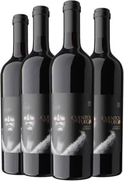 Kit com 4 - Vinho Tinto Carmenere Reserva Cuentos Del Fuego 750ml
