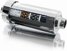 Pure Filter Filtro universal de estágios para chuveiro Cromado, purificador de água para banheiro, remove cloro e flúor, filtro de chuveiro