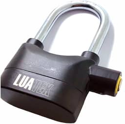 Cadeado com Alarme Sirene Grande Anti furto 110db Som Alto Segurança