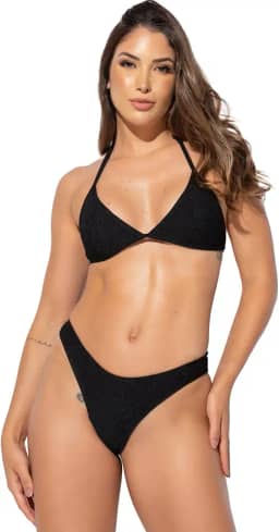 Biquíni Cortininha Aviador Asa Delta Fio Duplo Poliamida MVB Modas