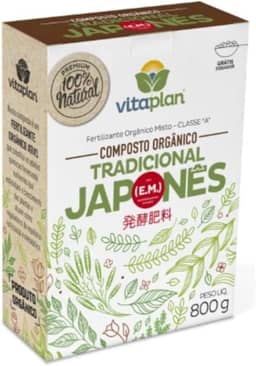 Fertilizante Adubo Organico Japones Bokashii 800g Para Todos Os Tipos de Plantas