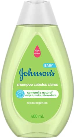 Shampoo Para Bebê Johnson's Baby Para Cabelos Claros, 400ml