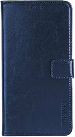 Capa compatível com Motorola Moto One Vision, capa carteira de couro com compartimento para cartão, suporte e fecho magnético, capa para Motorola Moto One Vision