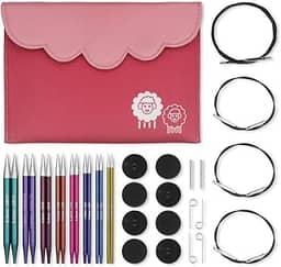 Kit de Agulhas Circulares Intercambiáveis para Tricô - Zing Deluxe - 47424 - Knitpro