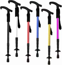 Bastão Caminhada Trekking Bengala Trilha Retrátil Alumínio