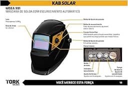 Máscara De Solda Escurecimento Automático super tork