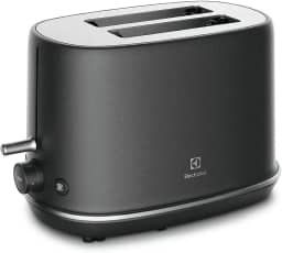 Torradeira tostador Electrolux 7 niveis de tostagem desligamento automatico suporte removivel paes bandeja coletora migalhas bocal grande TOP70 preto 220v
