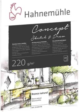 Desenho Concept 220 g/m², A4, 20 fls.