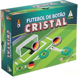 Jogo Futebol de Botão, Brasil x Alemanha, Gulliver, 27 Peças