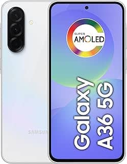 Celular Samsung Galaxy A36 5G 256GB, 8GB RAM, Recursos AI (Branco)