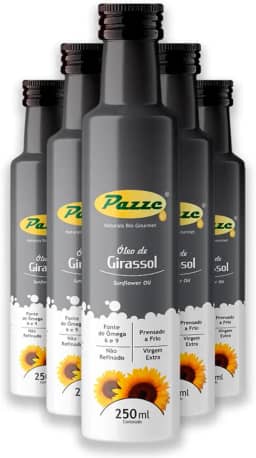 Kit 5 Óleo de Girassol 250ml Pazze