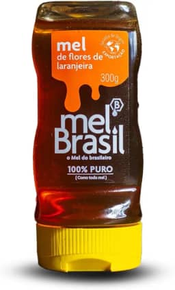 Mel Puro Flores Laranjeira- Melbras Squeeze 300g- Mel Brasil