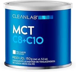 CLEANLAB® MCT C8+C10 (150g) Sem Sabor