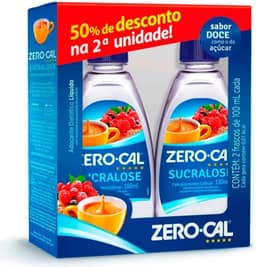 Zero-Cal - Adoçante Sucralose Líquido - Leve 2 e Pague Menos na 2ª Unidade - 100ml
