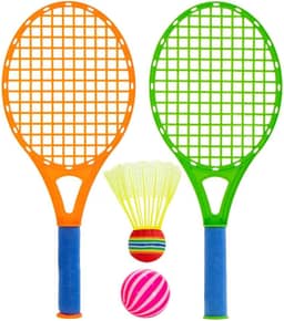 Jogo de Peteca com Raquetes tipo Badminton