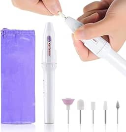 Walmeck – Máquina de lixa elétrica portátil para unhas, kit de unhas, kit de manicure, ferramentas de pedicure, melhores presentes para mulheres e meninas