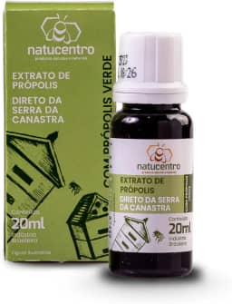 Propolis Verde - Extrato de Propolis com Concentração de Flavonoides, embalagem prática e portátil de 20ml, Própolis Verde de Origem Única Serra da Canastra - Artepellin C, Uso Diário