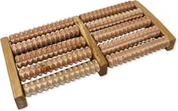 Massageador De Madeira Para Os Pés Relaxar 5 Rolos