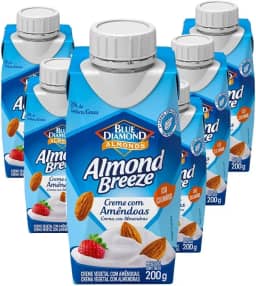 Creme de Leite de Amêndoas Almond Breeze - 6x 200g