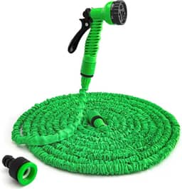 Mangueira Expansível 30 Metros com Bico Ajustável Para 7 Jatos Diferentes – Flexível, Resistente e Antidobra, Ideal para Jardinagem, Lavagem de Carros e Limpeza Geral
