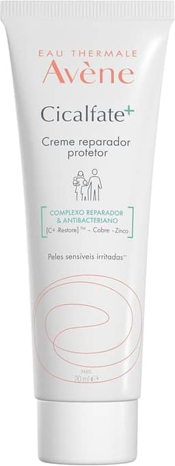 Avène Cicalfate+ Creme Reparador Facial, Nutre, Protege e Repara Pele Irritada, Água Termal Avène, Sulfato de Cobre e Zinco, Purifica, Acalma e Acelera a Reparação da Pele, Resultados Visíveis em 48 Horas, 20ml